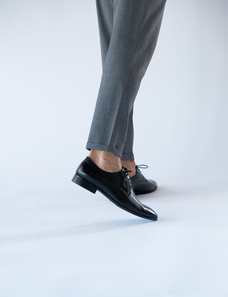 Pantofi eleganti barbati piele naturala neagra