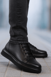 Ghete Casual Barbati din Piele Negre - BENIGhete BarbatiBigiottos Shoes