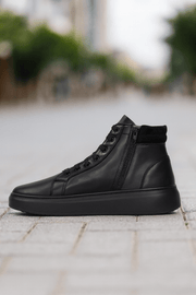 Ghete Casual Barbati din Piele Negre - BENIGhete BarbatiBigiottos Shoes