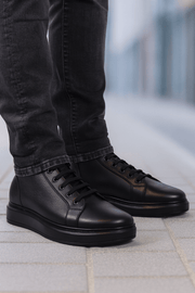Ghete Casual Barbati din Piele Negre - BENIGhete BarbatiBigiottos Shoes