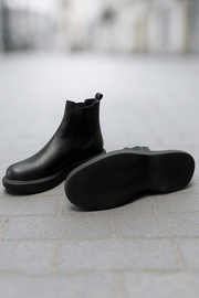 Ghete Casual Barbati din Piele Negre - KIRLGhete barbatiBigiottos Shoes