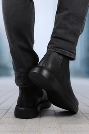 Ghete Casual Barbati din Piele Negre - KIRLGhete barbatiBigiottos Shoes