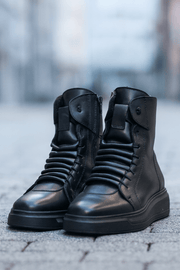 Ghete Casual Barbati din Piele Negre - PRITOGhete barbatiBigiottos Shoes