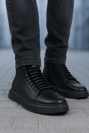 Ghete Casual Barbati din Piele Negre - PRITOGhete barbatiBigiottos Shoes