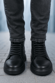 Ghete Casual Barbati din Piele Negre - PRITOGhete barbatiBigiottos Shoes