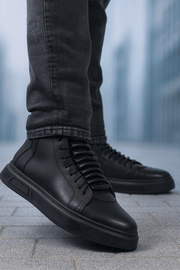 Ghete Casual Barbati din Piele Negre - PRITOGhete barbatiBigiottos Shoes