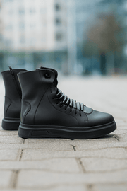 Ghete Casual Barbati din Piele Negre - PRITOGhete barbatiBigiottos Shoes