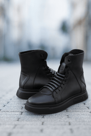 Ghete Casual Barbati din Piele Negre - PRITOGhete barbatiBigiottos Shoes
