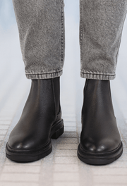 Ghete Casual Barbati din Piele Negru - VENTOGhete BarbatiBigiottos Shoes