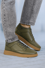 Ghete Casual Barbati din Piele Verde - GIROGhete BarbatiBigiottos Shoes