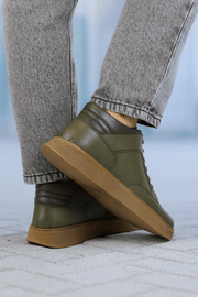 Ghete Casual Barbati din Piele Verde - GIROGhete BarbatiBigiottos Shoes