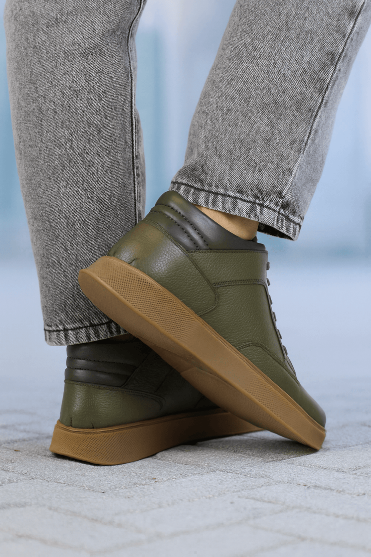 Ghete Casual Barbati din Piele Verde - GIROGhete BarbatiBigiottos Shoes