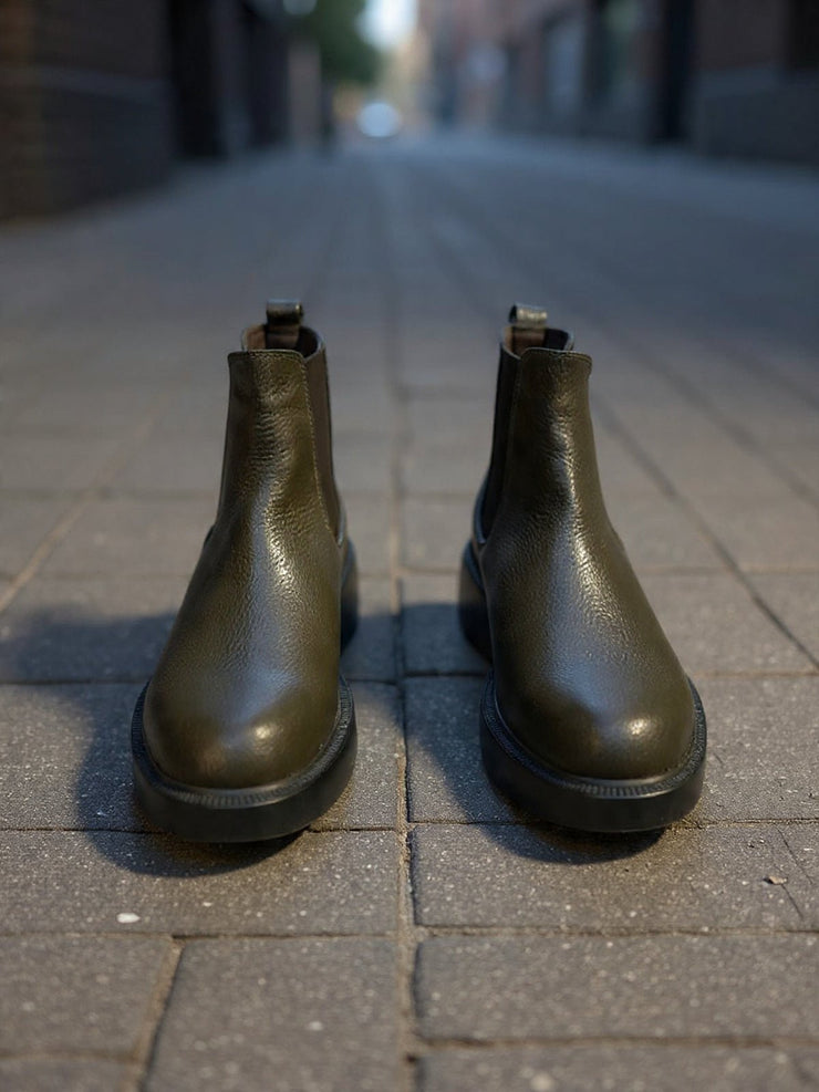 Ghete Casual Barbati din Piele Verde - KIRSGhete barbatiBigiottos Shoes