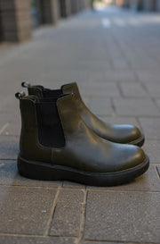 Ghete Casual Barbati din Piele Verde - KIRSGhete barbatiBigiottos Shoes