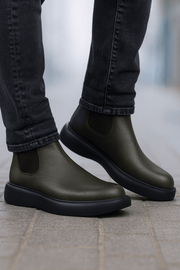 Ghete Casual Barbati din Piele Verde - KIRSGhete barbatiBigiottos Shoes