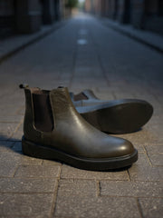 Ghete Casual Barbati din Piele Verde - KIRSGhete barbatiBigiottos Shoes