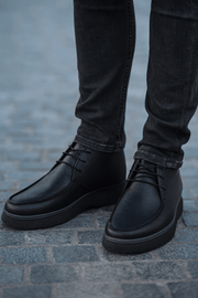 Ghete Casual de Barbati din Piele Negru - MirkoGhete barbatiBigiottos Shoes