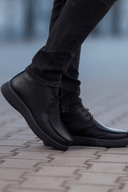 Ghete Casual de Barbati din Piele Negru - MirkoGhete barbatiBigiottos Shoes