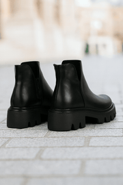 Ghete Casual din Piele Box Negre cu Fermoar - FAVIGhete damaBigiottos Shoes