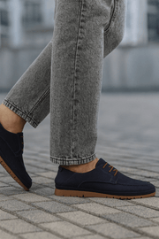 Pantof Casual de Barbati din Piele Bleumarin - ONIXPantofi casual barbatiBigiottos Shoes
