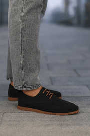 Pantof Casual de Barbati din Piele Negri - OZYPantofi casual barbatiBigiottos Shoes