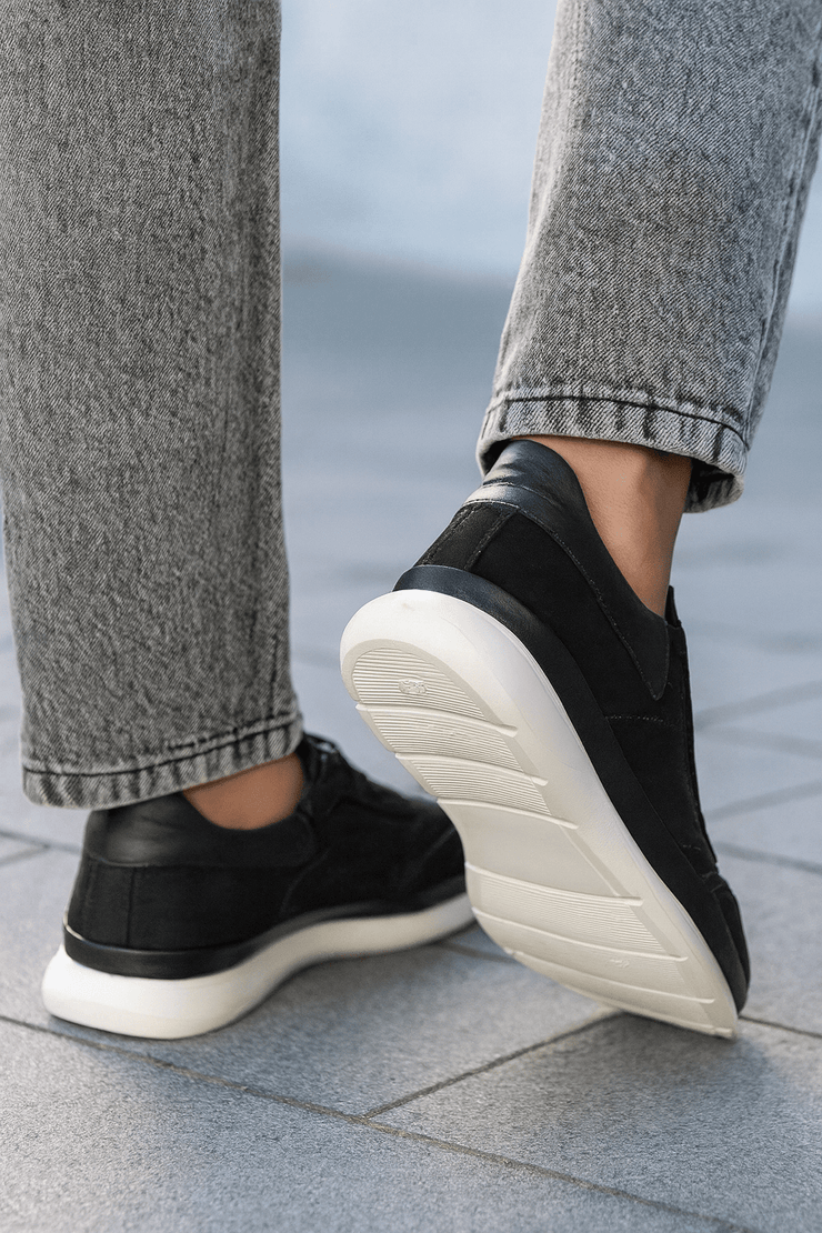 Pantofi Casual Barbati din Piele Negri - YORKPantofi casual barbatiBigiottos Shoes