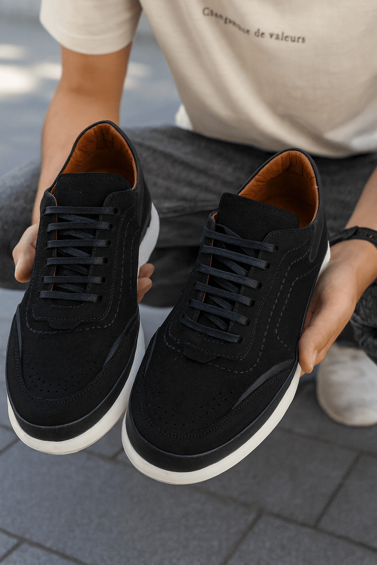 Pantofi Casual Barbati din Piele Negri - YORKPantofi casual barbatiBigiottos Shoes