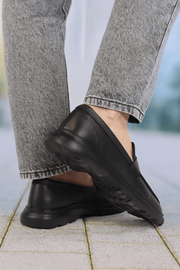 Pantofi Casual Barbati din Piele Negri - ZINPantofi casual barbatiBigiottos Shoes