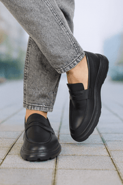 Pantofi Casual Barbati din Piele Negri - ZINPantofi casual barbatiBigiottos Shoes