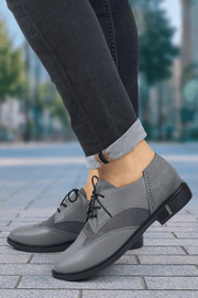 Pantofi Casual Dama din Piele Gri - TIPYPantofi casual damaBigiottos Shoes