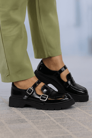 Pantofi Casual Dama din Piele Naturala Lac Negri - DANAPantofi casual damaBigiottos Shoes