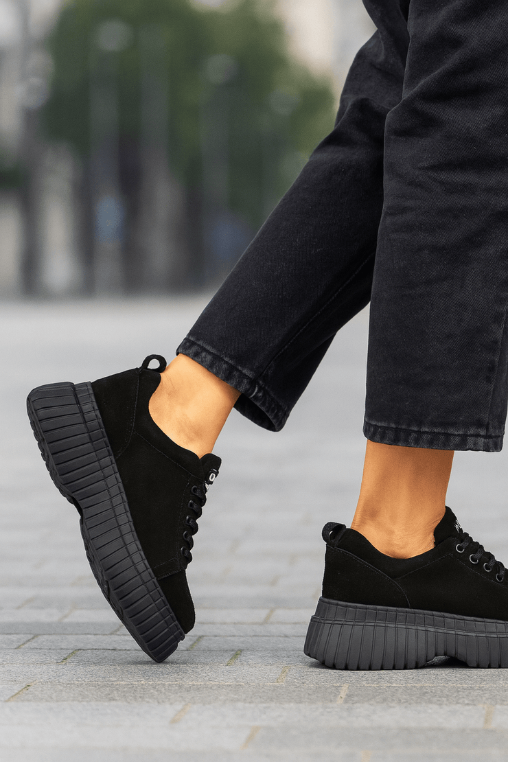 Pantofi Casual Dama din Piele Negri - NELAPantofi casual damaBigiottos Shoes