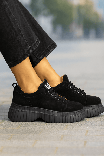 Pantofi Casual Dama din Piele Negri - NELAPantofi casual damaBigiottos Shoes