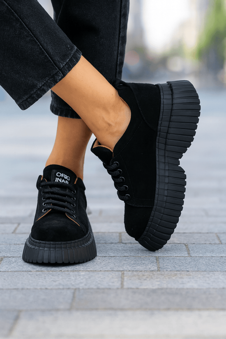 Pantofi Casual Dama din Piele Negri - NELAPantofi casual damaBigiottos Shoes