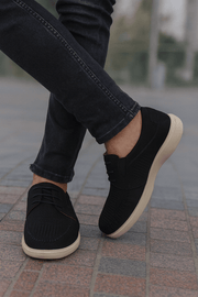 Pantofi Casual de Barbati din Piele Nubuk Negru - JAZPantofi casual barbatiBigiottos Shoes