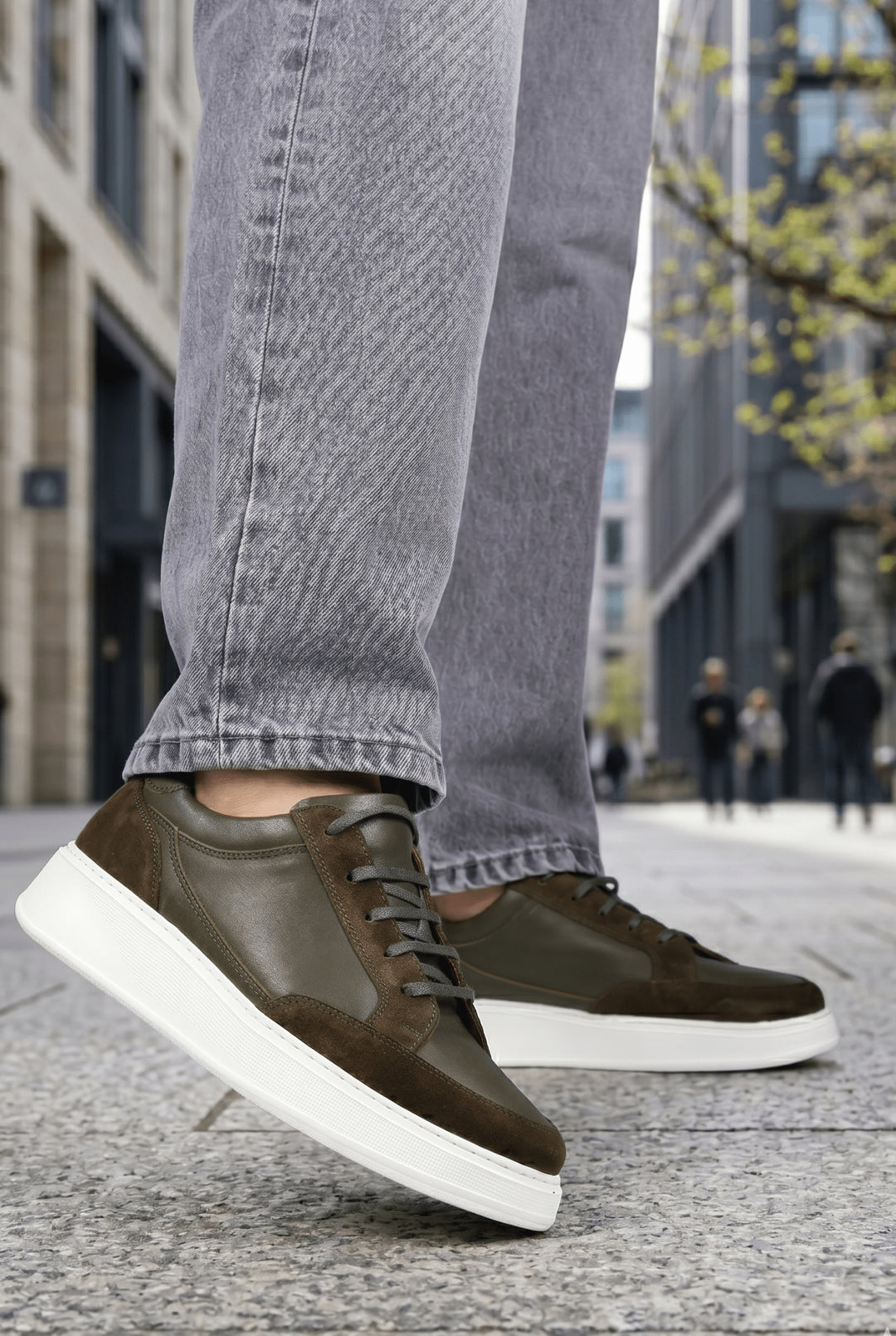 Pantofi Casual din Piele Naturală Verzi - ZYK GREEN – Bigiottos Shoes