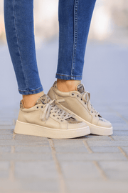 Pantofi Dama din Piele Bej cu Print - TOREPantofi casual damaBigiottos Shoes