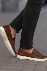 Pantofi de Barbati din Piele fara Siret Maro - KOLPantofi casual barbatiBigiottos Shoes