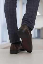 Pantofi Eleganti Barbati din Piele cu Siret Maro - PETERPantofi barbatiBigiottos Shoes