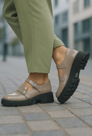 Pantofi Casual Dama din Piele Naturala Lac Vizion - DARIA