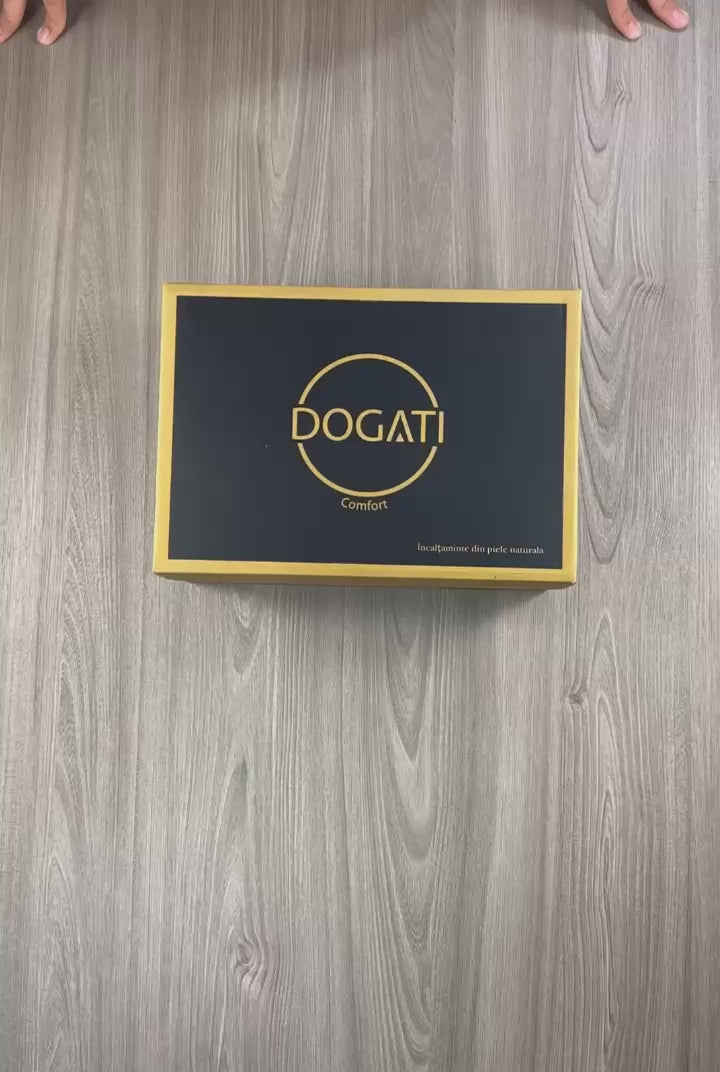 Pantofi Casual Dama din Piele Naturala Lac Negri - DANA