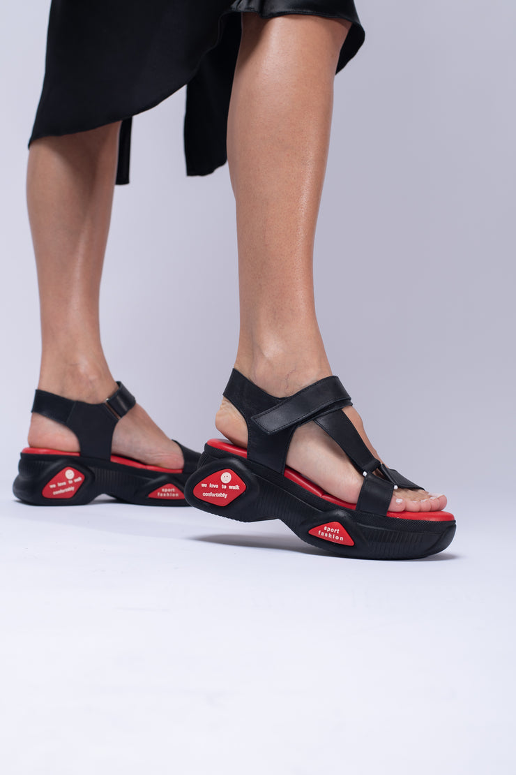 Sandale dama sport piele naturala