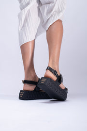 Sandale dama negre piele naturala